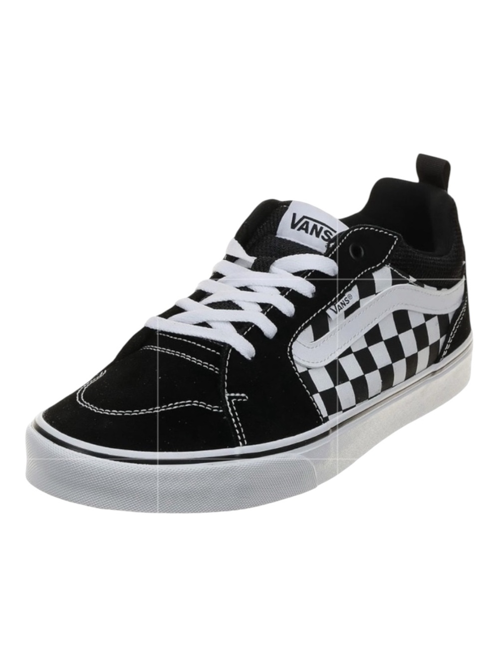 Vans Men’s Filmore Suede/Canvas Sneaker Black & White SZ 10
